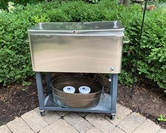 3. Outdoor Stainless Cooler