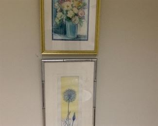 Water color and tinted etching