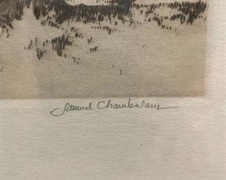 Samuel Chamberlain etching