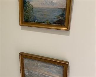 Pair of 19th century seascapes