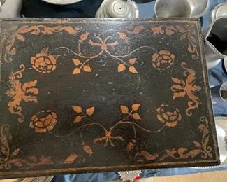 Painted box -one of several