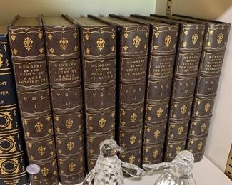 Leather bound books