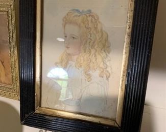 miniature drawing -colored pencil