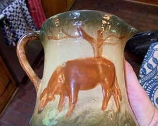 Cow milk pitcher