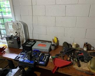 Tools in basement