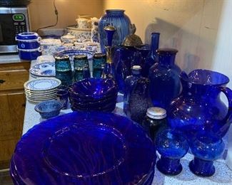 Cobalt glass