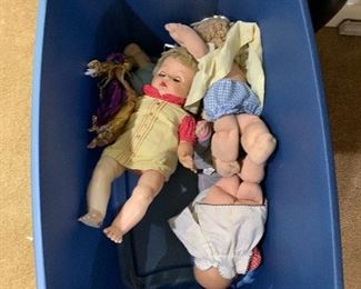 Vintage cabbage patch dolls