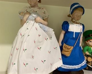 Bing and Grondahl porcelain dolls, one is Else