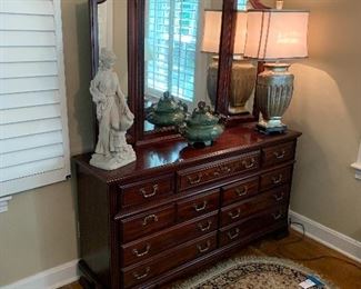 One of two queen bedroom suites