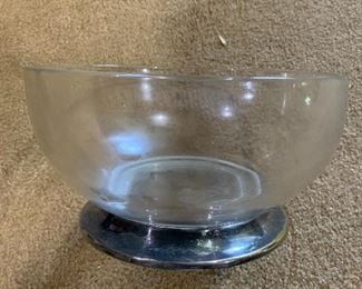 Punch bowl with matching Candlewick cups