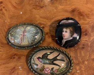Sentimental jewelry Victorian pins