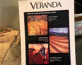 Nationally Acclaimed Artist, Carolynn Mann featured in Veranda Magazine
