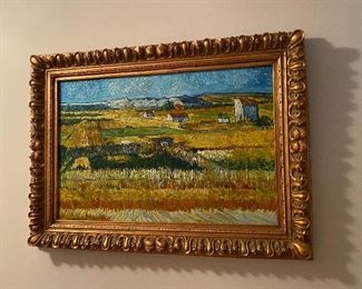 Large original oil on canvas landscape 
