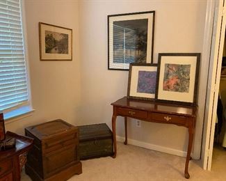 Furniture and artwork