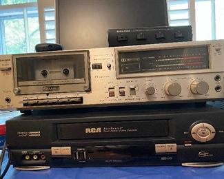 Vintage electronics RCA, toshiba, and more