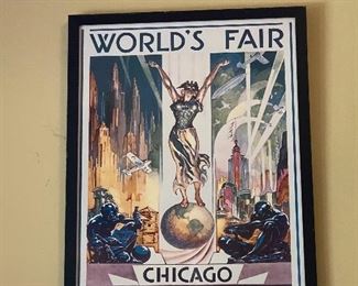 Worlds fair Chicago poster 