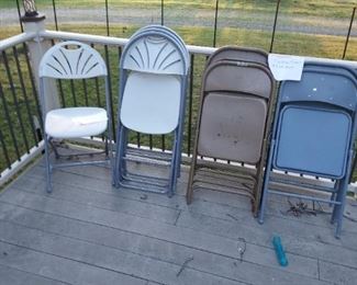 Folding chairs
