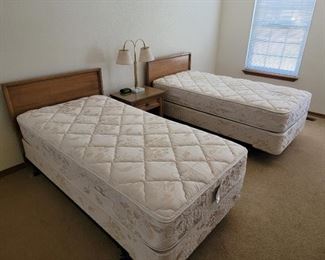 Twin Bedroom Set includes headboard, frame, mattresses