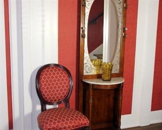 Marble Top Hall Tree