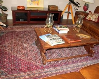 Coffee Table, One of several Room Size Area Rugs