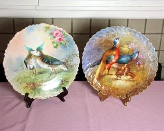 Pair of French Porcelain Chargers