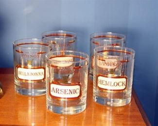 "Name your Poison" Glasses