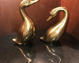 BRASS GEESE 9"