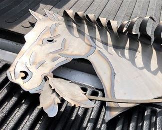 HORSE WALL ART METAL