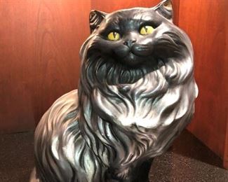 STATUE CAT SMOKE PERSIAN