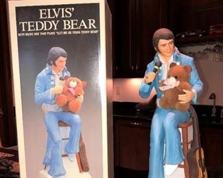 ELVIS McCORMICK DECANTER TEDDY BEAR SEALED