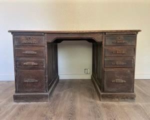 DARK WOOD DESK