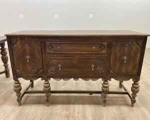 SALE DARK WOOD ANTIQUE BUFFET
