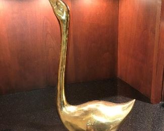 BRASS GOOSE 17"