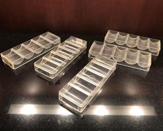 POKER CHIP HOLDERS