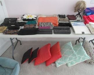 Purses and pillows