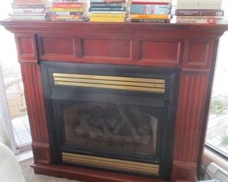 Corner fireplace 