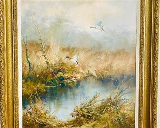 Riverside Galleries oil painting