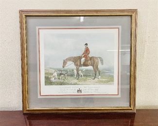 Fox hunt print