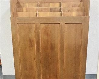 Antique map case / cabinet