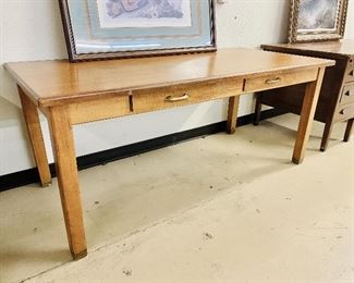 Antique oak desk