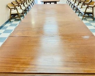 19th c. 11’ Continental dining table