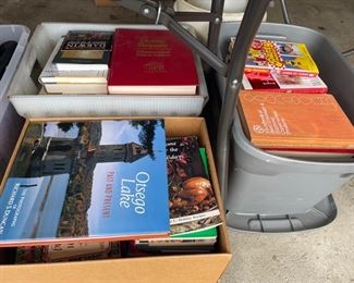 Boxes and Boxes of books.
