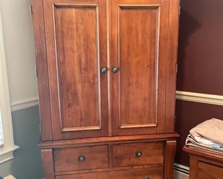 Kincaid wardrobe: 43"x20"x79"