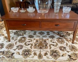 Kincaid coffee table: 52"x30"x20"