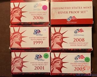 SILVER Proof Sets