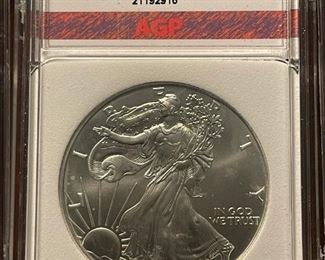 1999 MS70 American Eagle Silver Coin