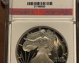 1995 P MS70 American Eagle Silver Coin