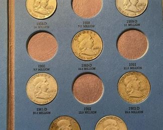 Franklin Silver Half Dollars