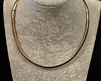 14K Gold Slide Necklace