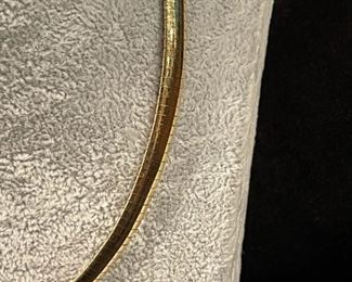 14K Gold Slide Necklace